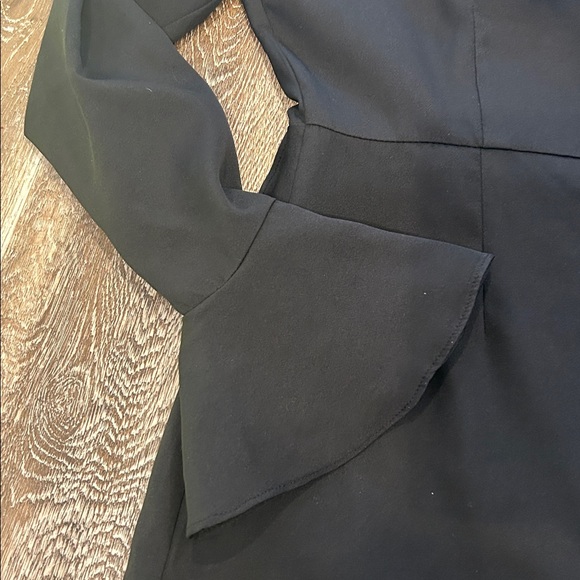 Elegant Black Long Sleeve Dress - Picture 3 of 6